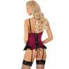 LIVCO CORSETTI FASHION AGRAFENA CF 90436 CORSET TANGA BURDEOS L XL