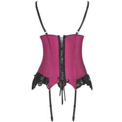 LIVCO CORSETTI FASHION AGRAFENA CF 90436 CORSET TANGA BURDEOS L XL