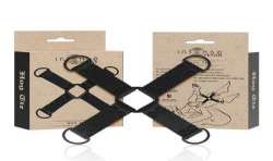 INTENSE FETISH ENGANCHE MaLTIPLE PARA MANOS Y PIES DE CUERO VEGANO