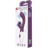 PRETTY LOVE BUTTERFLY KISS VIBRADOR RABBIT ESTIMULADOR PUNTO G MORADO