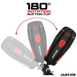 JAMYJOB PYSTON BASE MASTURBADOR AUTOMaTICO CON DILDO CONTROL REMOTO