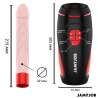 JAMYJOB PYSTON BASE MASTURBADOR AUTOMaTICO CON DILDO CONTROL REMOTO