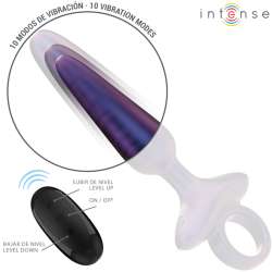 INTENSE MARLON PLUG ANAL VIBRADOR MODELO 4 CONTROL REMOTO