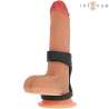 INTENSE THEO ANILLO DOBLE PARA PENE SILICONA NEGRO MODELO 3