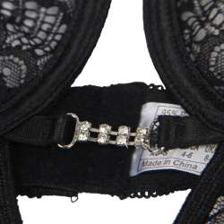 SUBBLIME 954185 BABYDOLL DE ENCAJE CON TIRANTES AJUSTABLES NEGRO S M