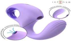 INTENSE BAXTER VIBRADOR ESTIMULADOR VIOLETA CONTROL REMOTO