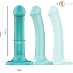 INTENSE KATIE VIBRADOR CON VENTOSA 10 VIBRACIONES AZUL OSCURO CONTROL REMOTO