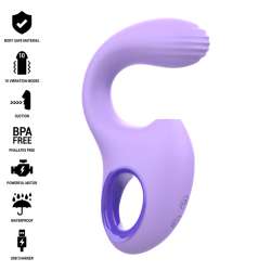 INTENSE BAXTER VIBRADOR ESTIMULADOR VIOLETA CONTROL REMOTO
