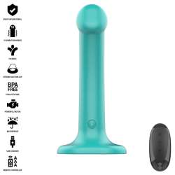 INTENSE KATIE VIBRADOR CON VENTOSA 10 VIBRACIONES AZUL OSCURO CONTROL REMOTO