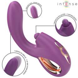 INTENSE LALI VIBRADOR PUNTO G MULTIFUNCIaN ESTIMULACIaN EMPUJE VIBRACIaN MORADO