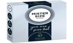 MISTER SIZE PRESERVATIVOS TALLA XS 47 MM 3 UNIDADES