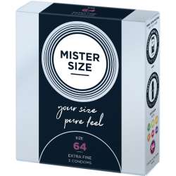 MISTER SIZE PRESERVATIVOS TALLA XXL 64 MM 3 UNIDADES