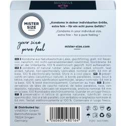 MISTER SIZE PRESERVATIVOS TALLA XXL 64 MM 3 UNIDADES