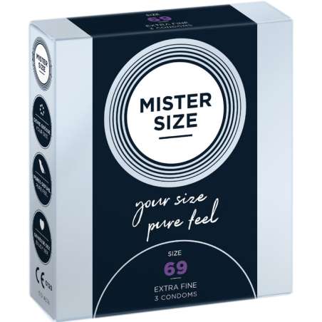 MISTER SIZE PRESERVATIVOS TALLA XXXL 69 MM 3 UNIDADES