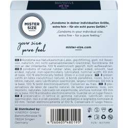 MISTER SIZE PRESERVATIVOS TALLA XXXL 69 MM 3 UNIDADES