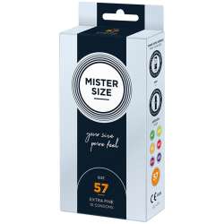 MISTER SIZE PRESERVATIVOS TALLA L 57 MM 10 UNIDADES