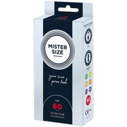 MISTER SIZE PRESERVATIVOS TALLA XL 60 MM 10 UNIDADES