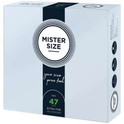 MISTER SIZE PRESERVATIVOS TALLA XS 47 MM 36 UNIDADES