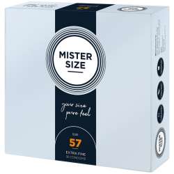 MISTER SIZE PRESERVATIVOS TALLA L 57 MM 36 UNIDADES