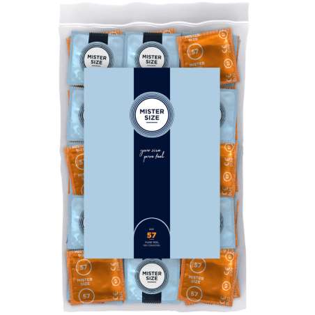 MISTER SIZE PRESERVATIVOS TALLA L 57 MM 100 UNIDADES
