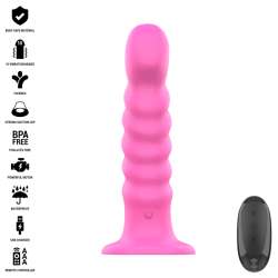 INTENSE CINDY VIBRADOR TALLA L DISEaO EN ESPIRAL 10 VIBRACIONES ROSA CONTROL REMOTO