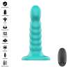 INTENSE BUFFY VIBRADOR TALLA S DISEaO EN ESPIRAL 10 VIBRACIONES AZUL CONTROL REMOTO