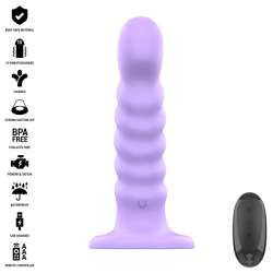 INTENSE BRENDA VIBRADOR TALLA M DISEaO EN ESPIRAL 10 VIBRACIONES MORADO CONTROL REMOTO