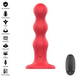 INTENSE CODY VIBRADOR CON VENTOSA ROJO CONTROL REMOTO