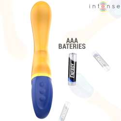 INTENSE SHAGGY VIBRADOR PUNTO G AMARILLO