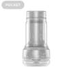 KIIROO FEEL POCKET STROKER CRYSTAL BY KIIROO TRANSPARENTE