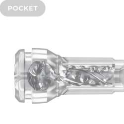 KIIROO FEEL POCKET STROKER CRYSTAL BY KIIROO TRANSPARENTE