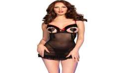 CHILIROSE CR 4832 BABYDOLL NEGRO S M