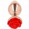 KINK PLUG ANAL ORO ROSADO ROSA ROJA L