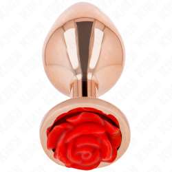 KINK PLUG ANAL ORO ROSADO ROSA ROJA S