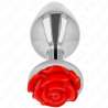 KINK PLUG ANAL ROSA ROJA TALLA L