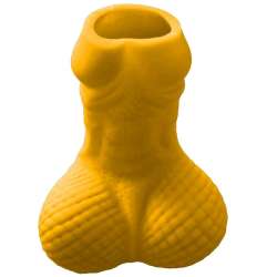 DIABLO PICANTE VASO DE CHUPITO PENE AMARILLO