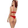 PASSION CATILLA SET TANGA TOP ROJO L XL