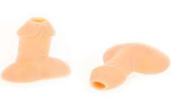 DIABLO PICANTE BOLSA 10 PAJITAS PENE NATURAL