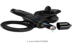 PRETTY LOVE PASSIONATE RING DOBLE ANILLO VIBRADOR ESTIMULADOR CLaTORIS NEGRO