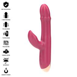 INTENSE CHLOE VIBRADOR MULTIFUNCIaN 3 EN 1 ROJO