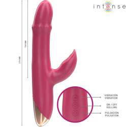 INTENSE CHLOE VIBRADOR MULTIFUNCIaN 3 EN 1 ROJO