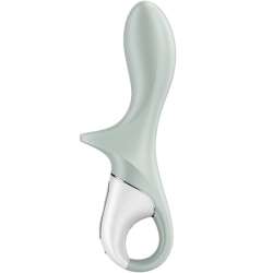 SATISFYER AIR PUMP BOOTY 3 VIBRADOR ANAL INFLABLE VERDE GRIS