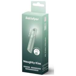 SATISFYER NAUGHTY KISS ESTIMULADOR CLaTORIS POR ONDAS VERDE AGUA