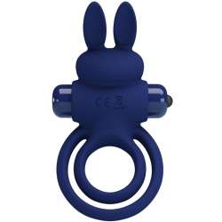 PRETTY LOVE DAREY DOBLE ANILLO VIBRADOR RABBIT AZUL