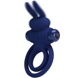 PRETTY LOVE DAREY DOBLE ANILLO VIBRADOR RABBIT AZUL