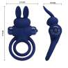 PRETTY LOVE DAREY DOBLE ANILLO VIBRADOR RABBIT AZUL