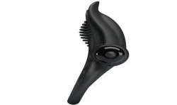 PRETTY LOVE DOBLE ANILLO VIBRADOR ESTIMULADOR CLaTORIS 10 VIBRACIONES NEGRO