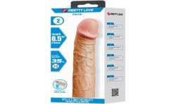 PRETTY LOVE DEREK FUNDA PENE CON EXTENSIaN DE 76 CM NATURAL