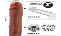 PRETTY LOVE STEVENSON FUNDA PENE CON EXTENSIaN DE 76 CM MULATO