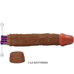 BAILE BOB VIBRADOR REALaSTICO 225 CM MULATO